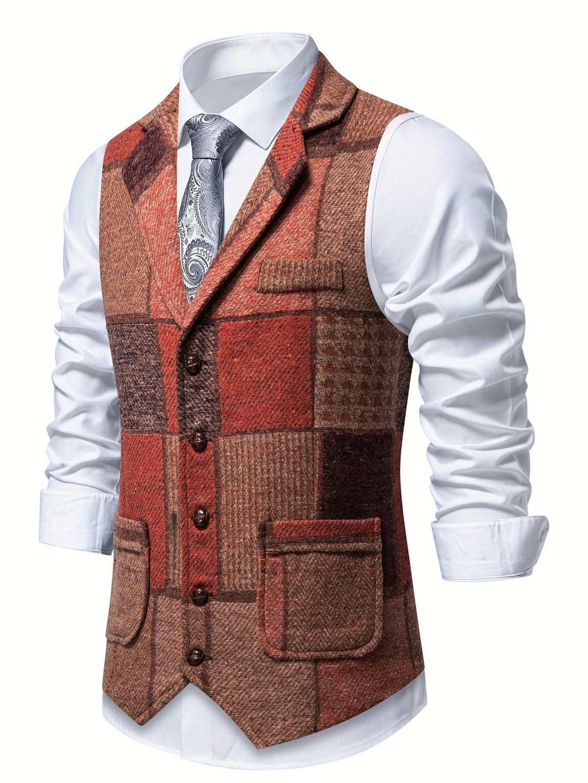 VALERO | GILET FORMALE IN TWEED DA UOMO