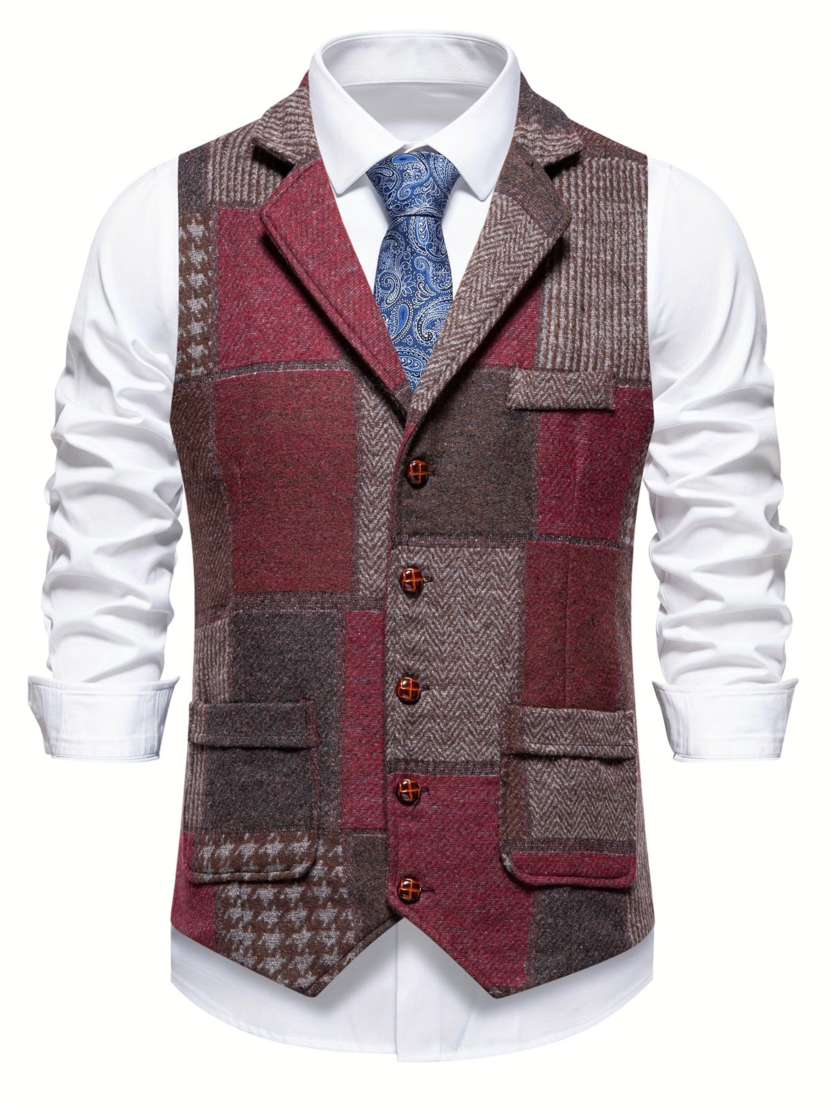 VALERO | GILET FORMALE IN TWEED DA UOMO