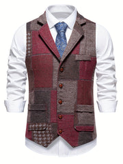 VALERO | GILET FORMALE IN TWEED DA UOMO