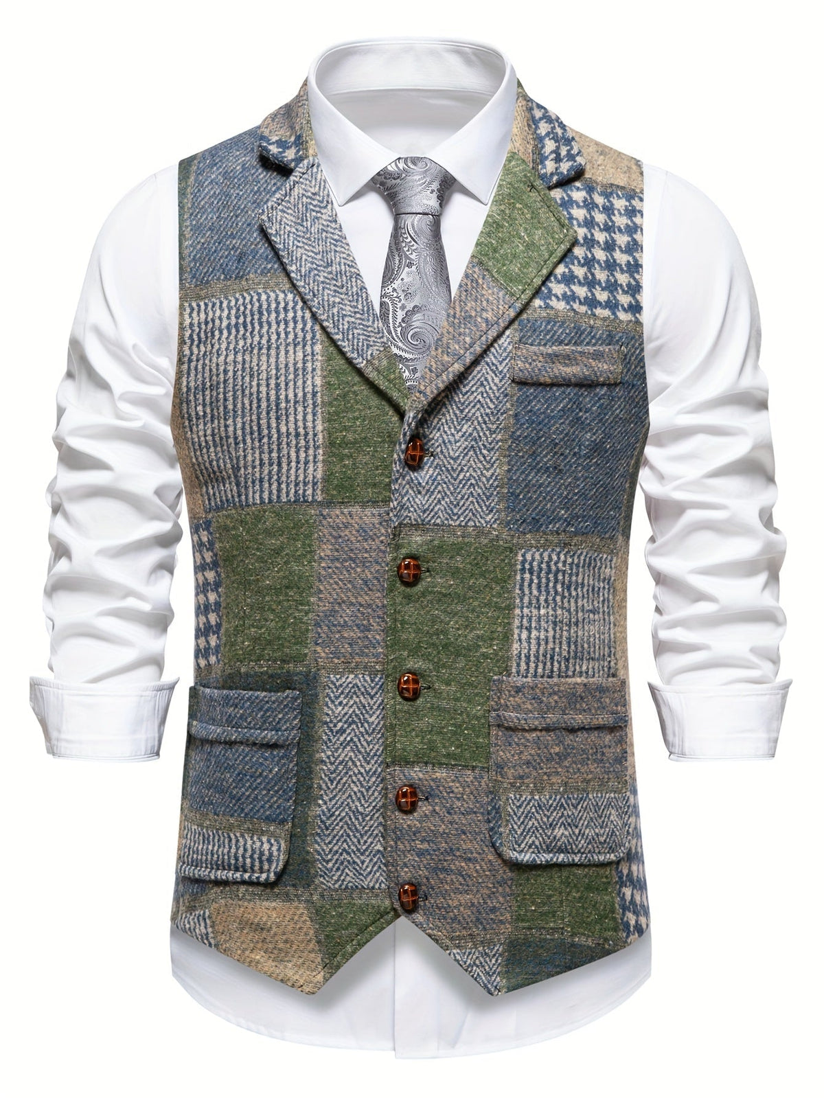 VALERO | GILET FORMALE IN TWEED DA UOMO