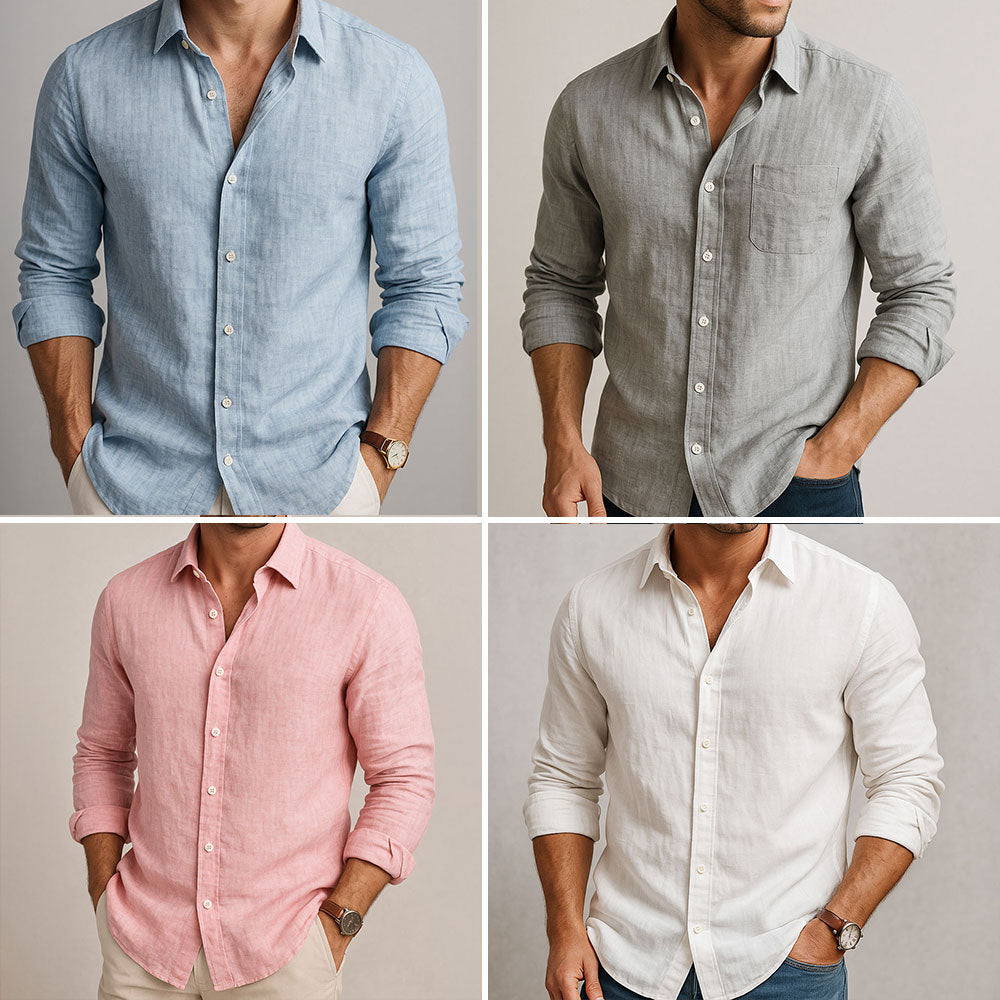 VALERO | CAMICIA IN LINO ESSENZIALE