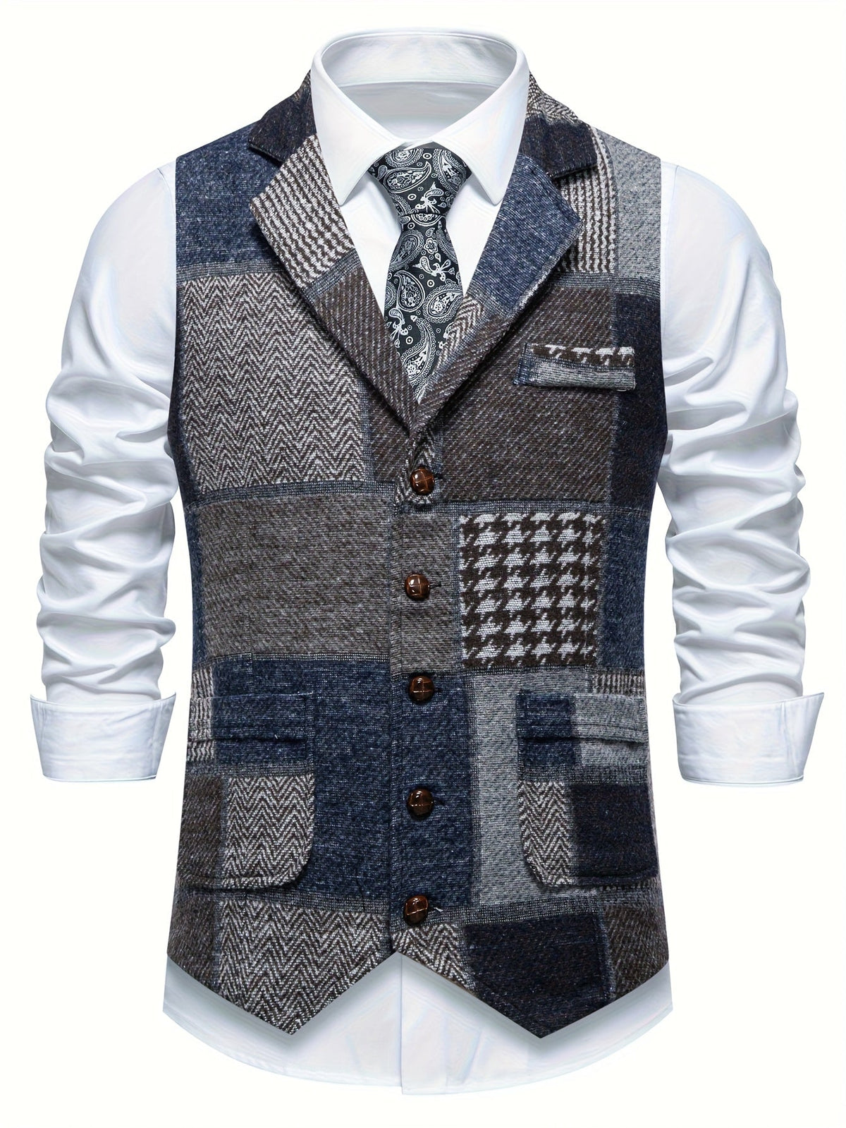 VALERO | GILET FORMALE IN TWEED DA UOMO