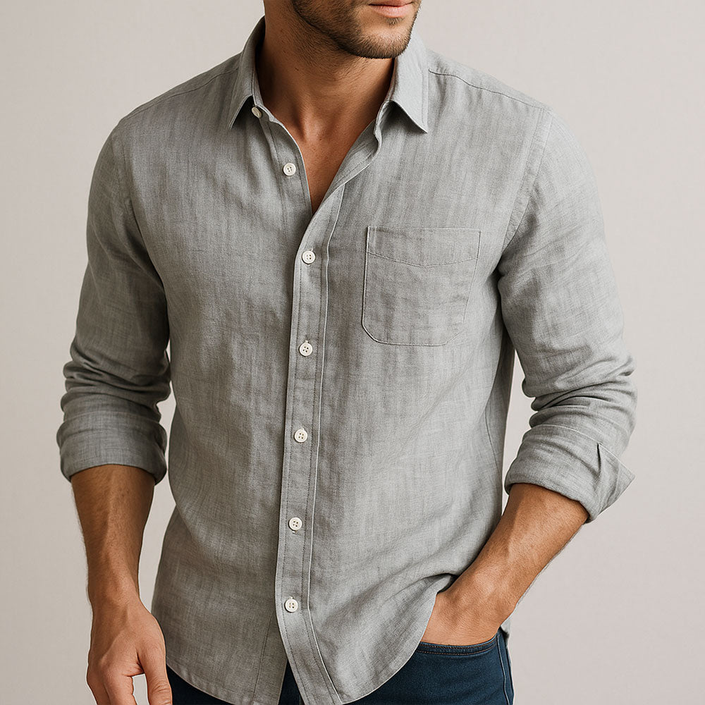 VALERO | CAMICIA IN LINO ESSENZIALE