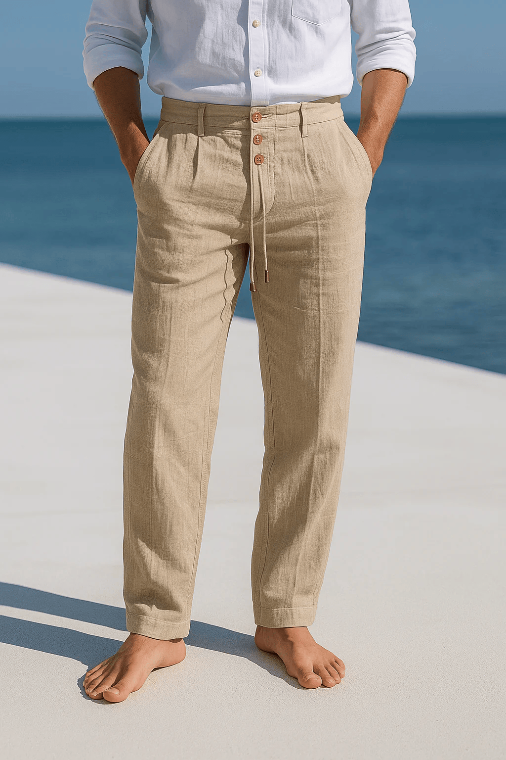 VALERO | Pantaloni da uomo in lino