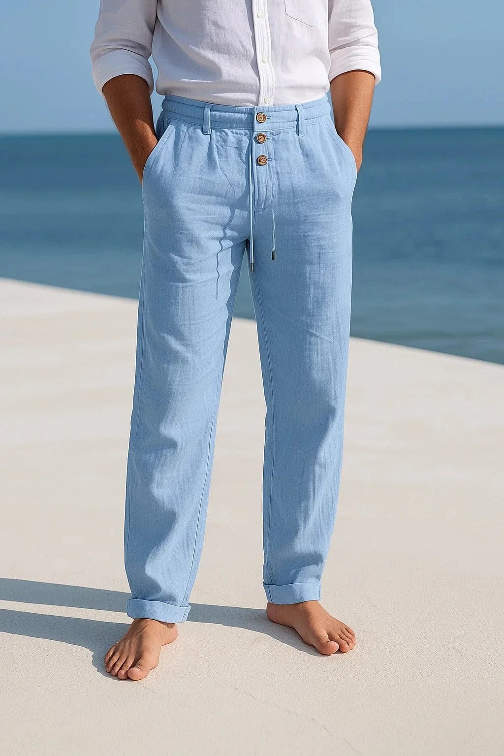 VALERO | Pantaloni da uomo in lino