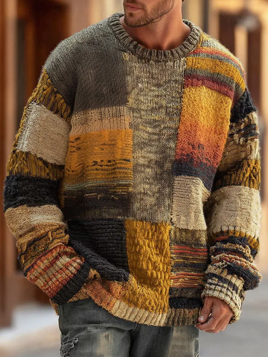 VALERO™ | Maglione con stampa astratta